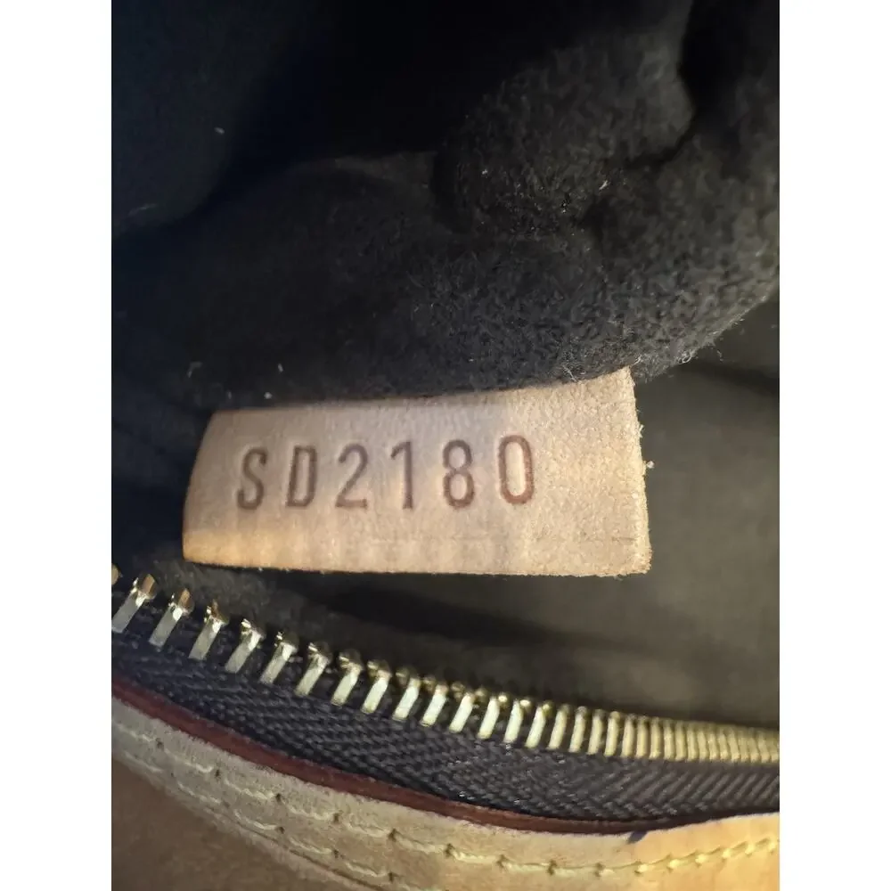 Vtg Louis Vuitton Wilshire PM Monogram Canvas Tote Bag Brown Y2K Preowned - Picture 7 of 16